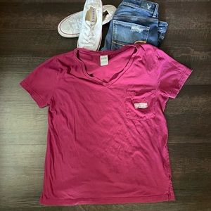 VS PINK pocket T-shirt